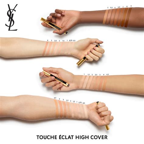 ysl new under eye concealer|YSL touche eclat concealer shades.